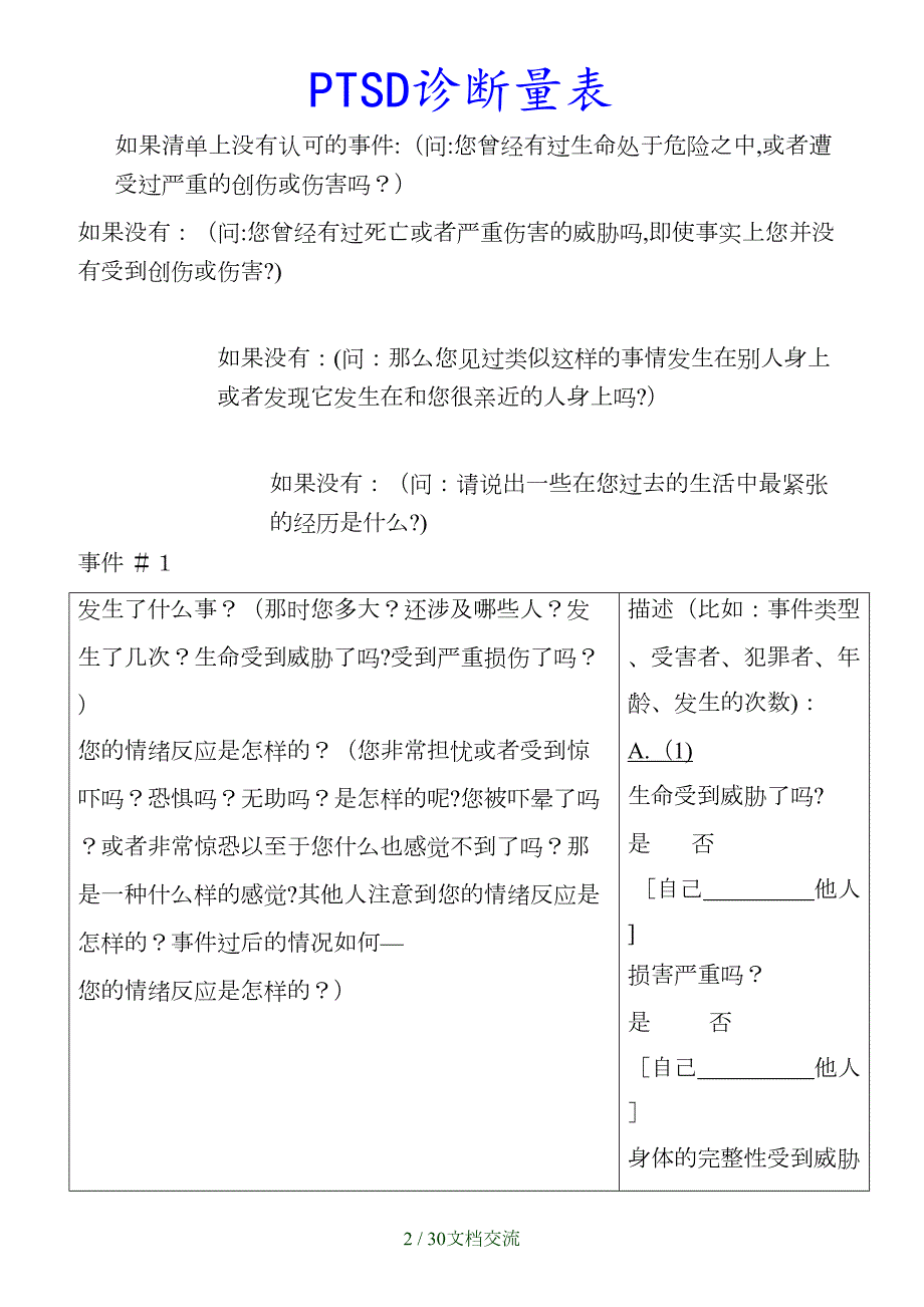 最新PTSD诊断量表干货分享.doc_第2页