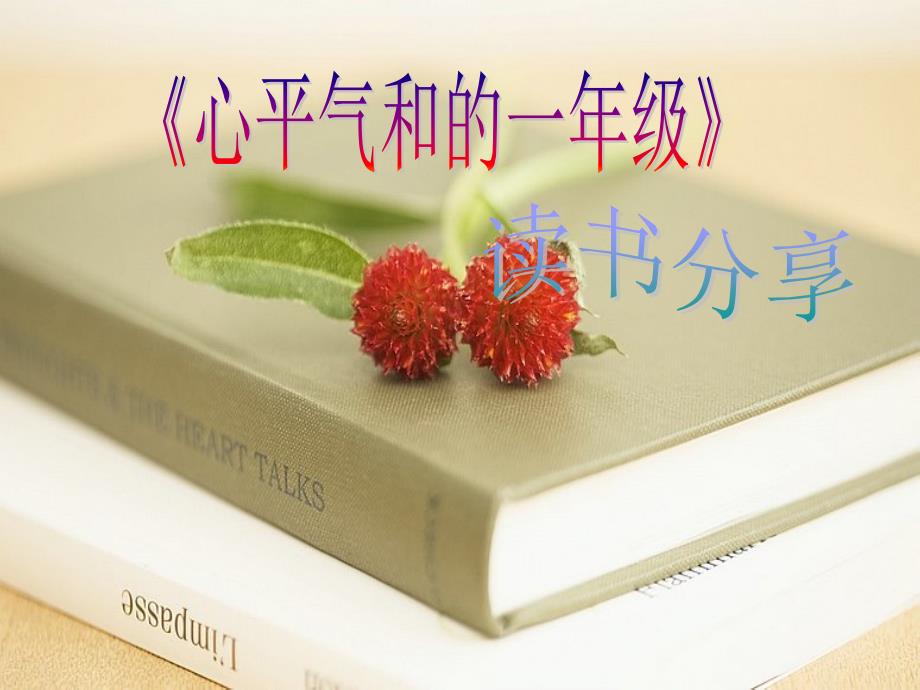 心平气和的一年级读书感受.ppt_第1页