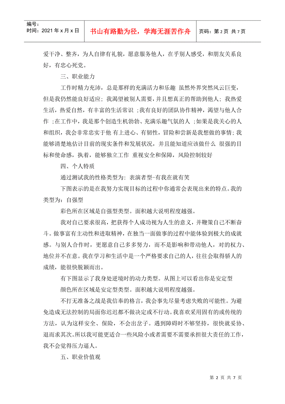 房地产经营与管理专业职业规划书.doc_第2页