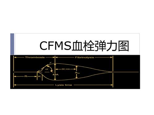 教你如何看血栓弹力图.ppt