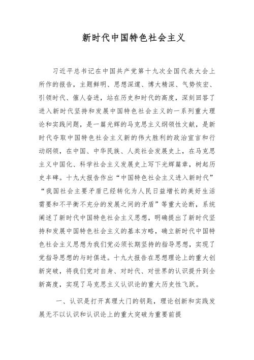新时代中国特色社会主义.doc