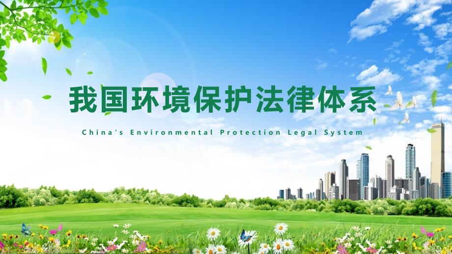 我国环境保护法律体系综合培训实用PPT教育课件.pptx_第1页