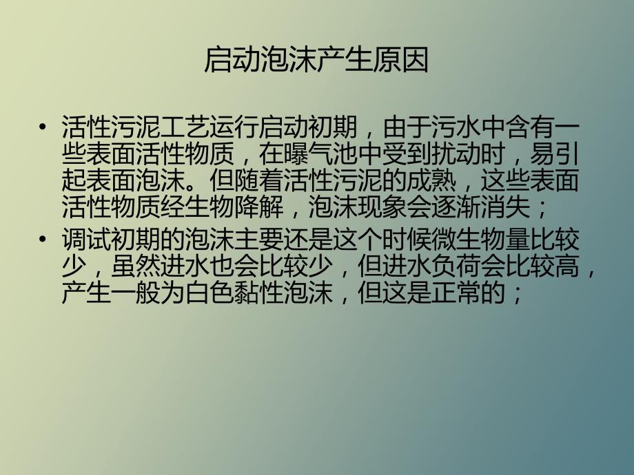曝气池泡沫产生的原因及控制方法.ppt_第2页