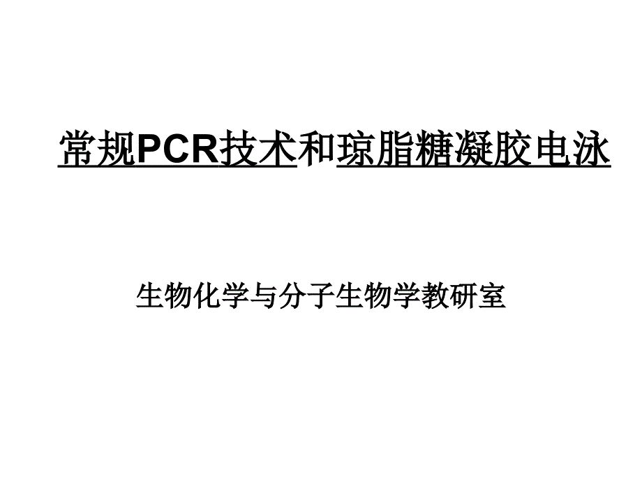 常规PCR实验课件.ppt_第1页