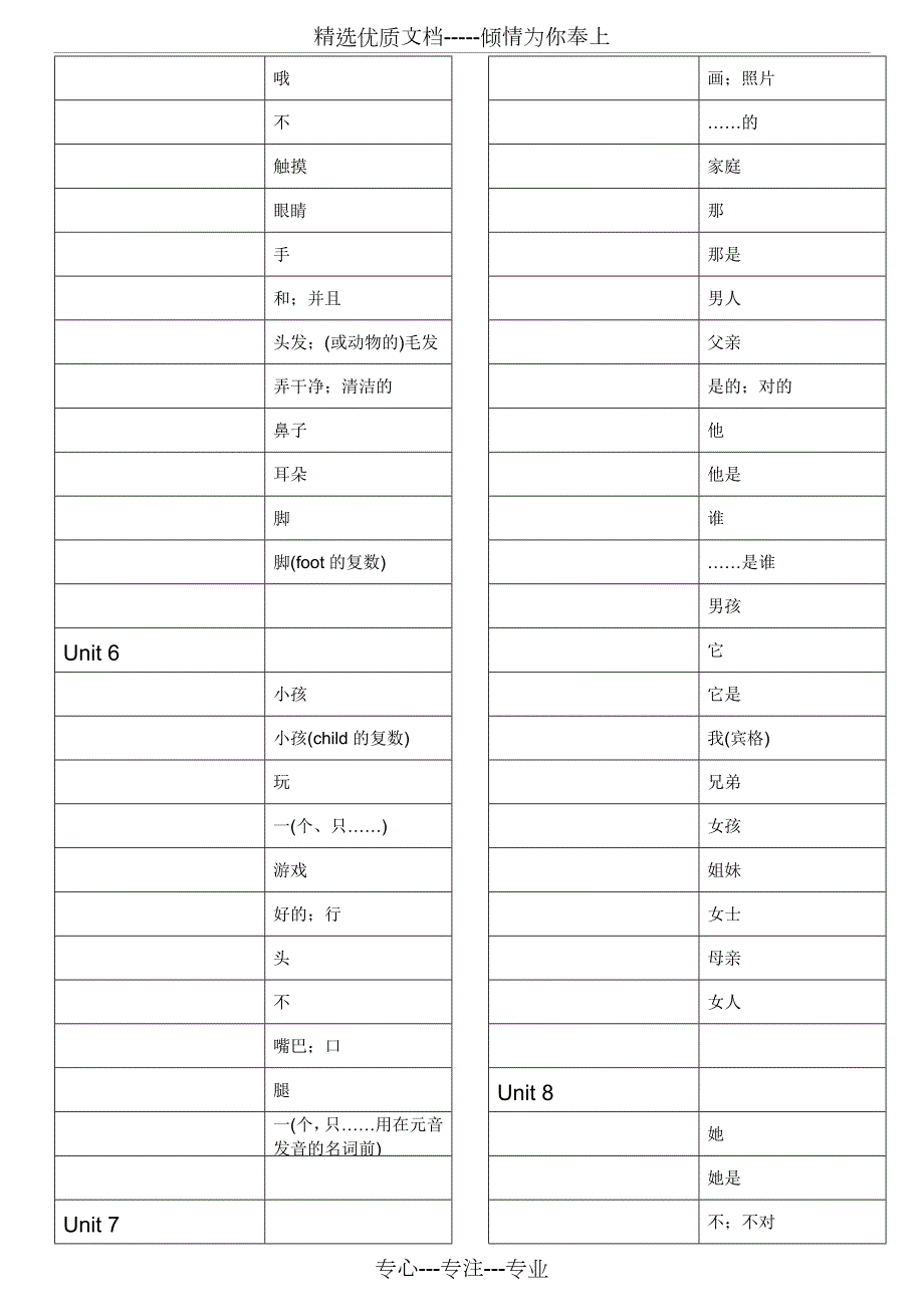 小学英语教科版一至六年级单词默写表.docx_第2页