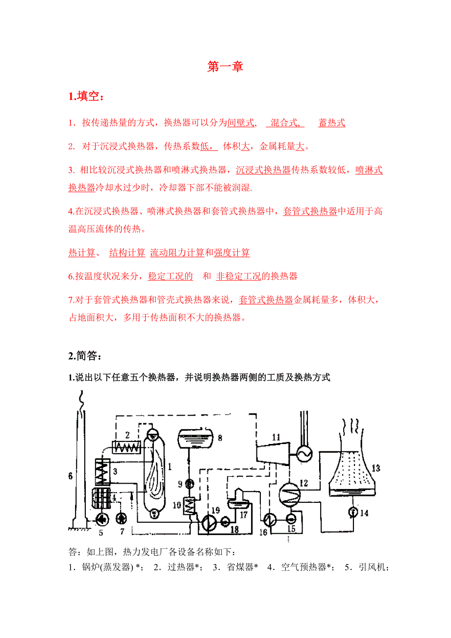 换热器原理与设计期末复习题重点.doc_第1页