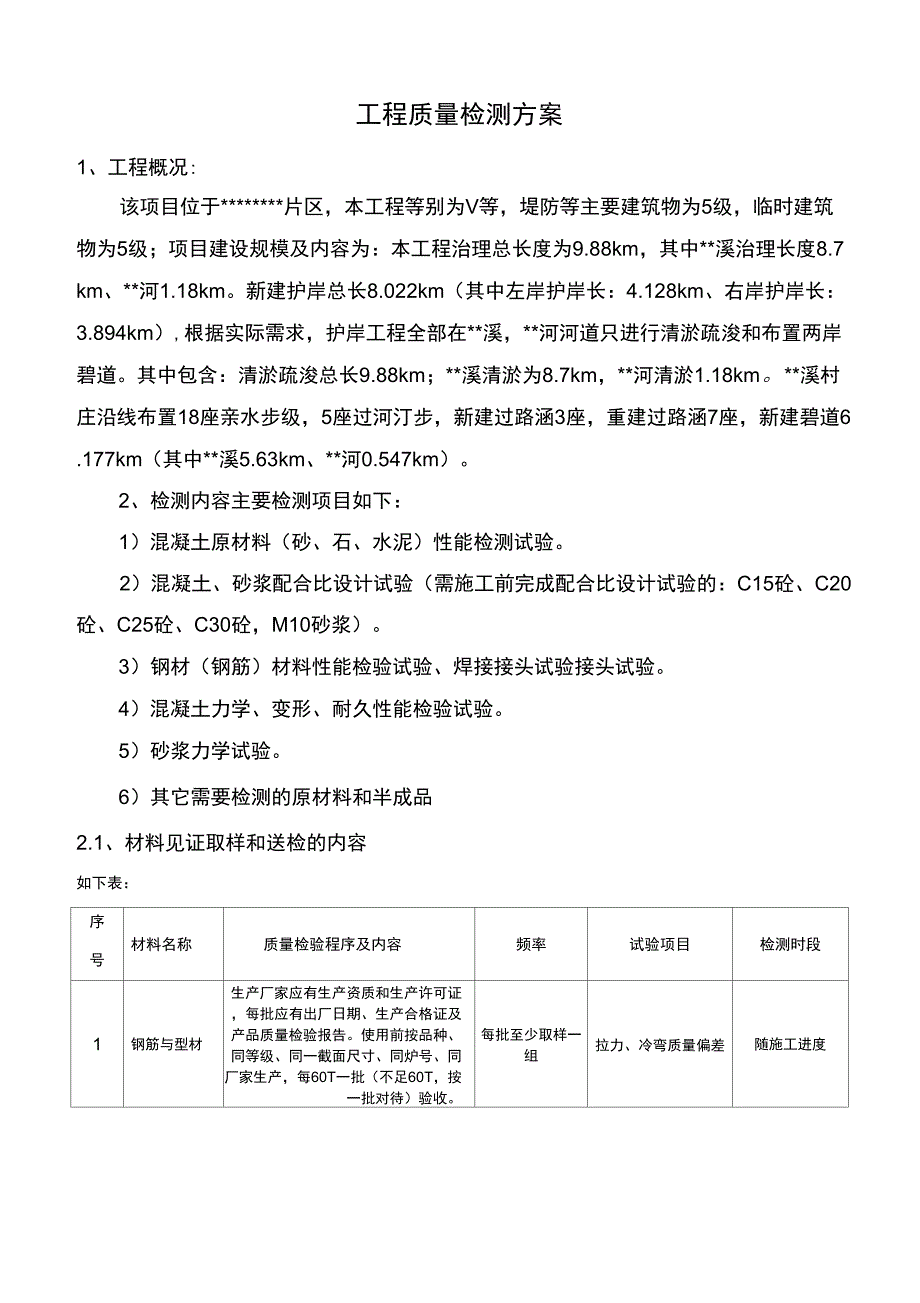 河道治理工程质量检测方案.docx_第2页