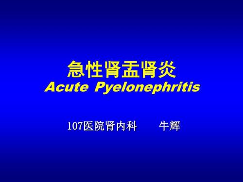 急性肾盂肾炎课件.ppt