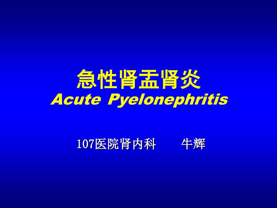 急性肾盂肾炎课件.ppt_第1页