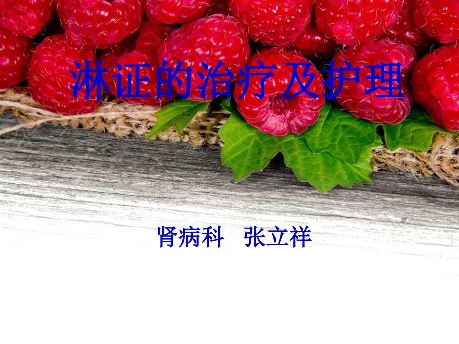 淋证的治疗及护理.ppt_第1页