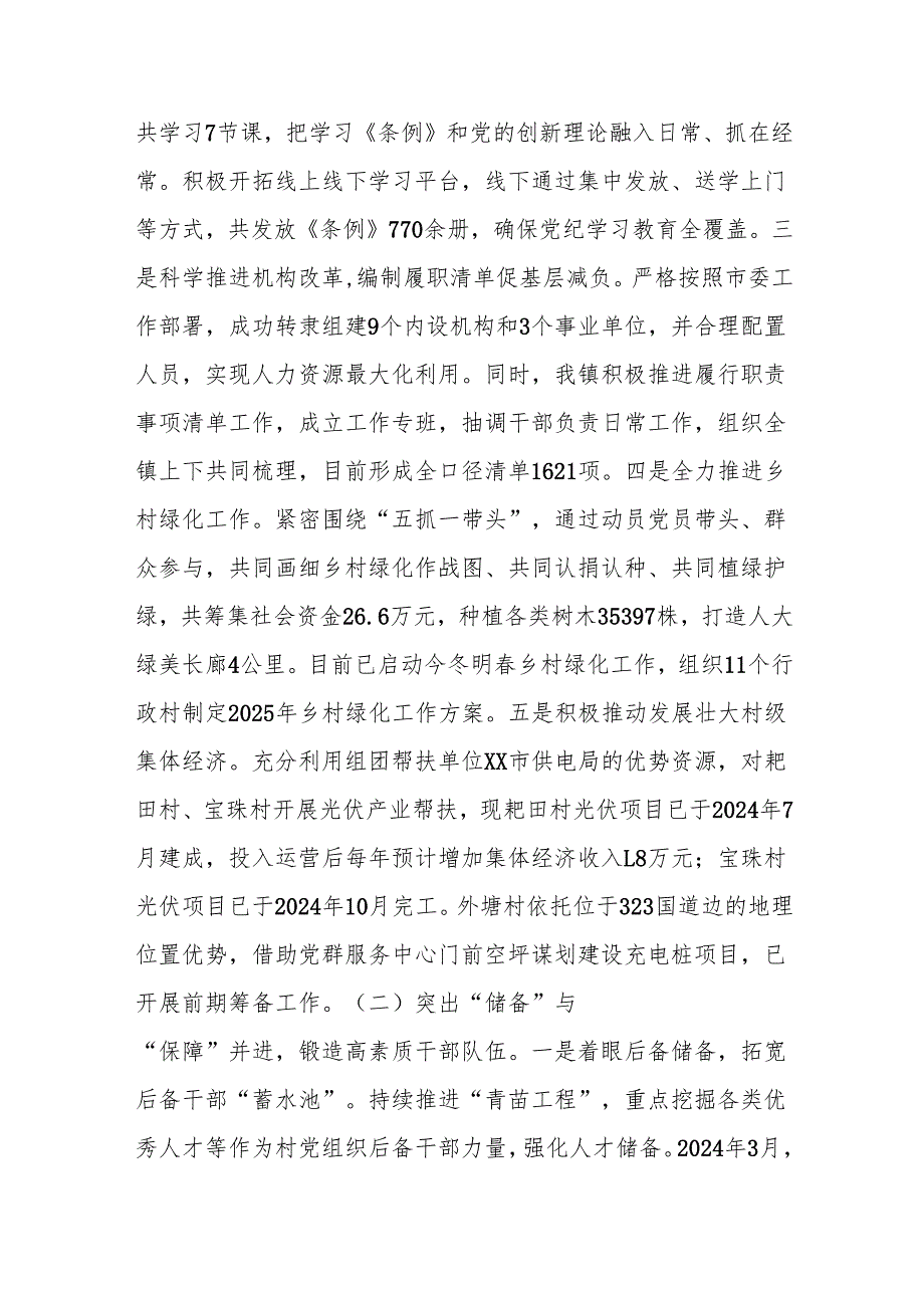 镇党委2024年工作总结及2025年工作计划.docx_第2页