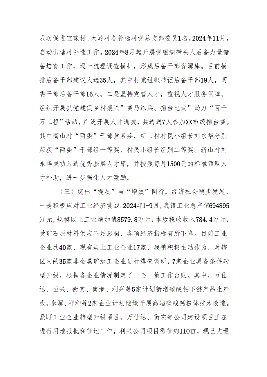 镇党委2024年工作总结及2025年工作计划.docx_第3页