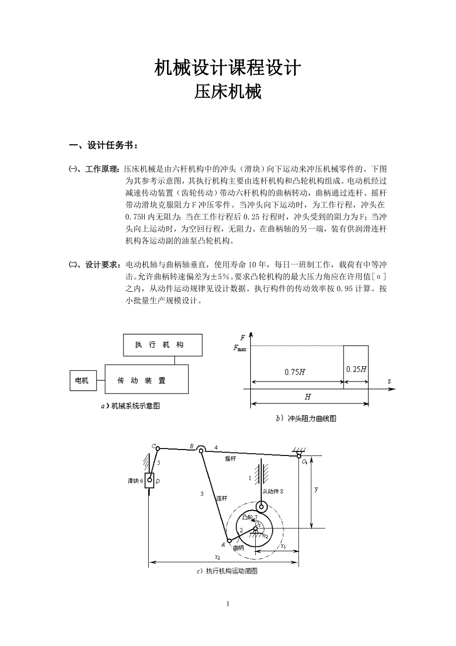 机械设计课程设计压床机械.doc_第2页