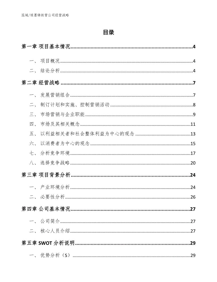 球墨铸铁管公司经营战略.docx_第2页