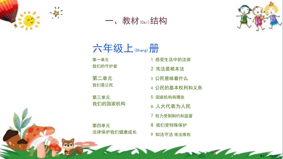教学机构六年级道德与法治上册教材解读分析ppt课件.pptx_第3页
