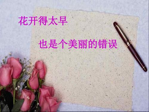 小学生早恋主题班会ppt.ppt