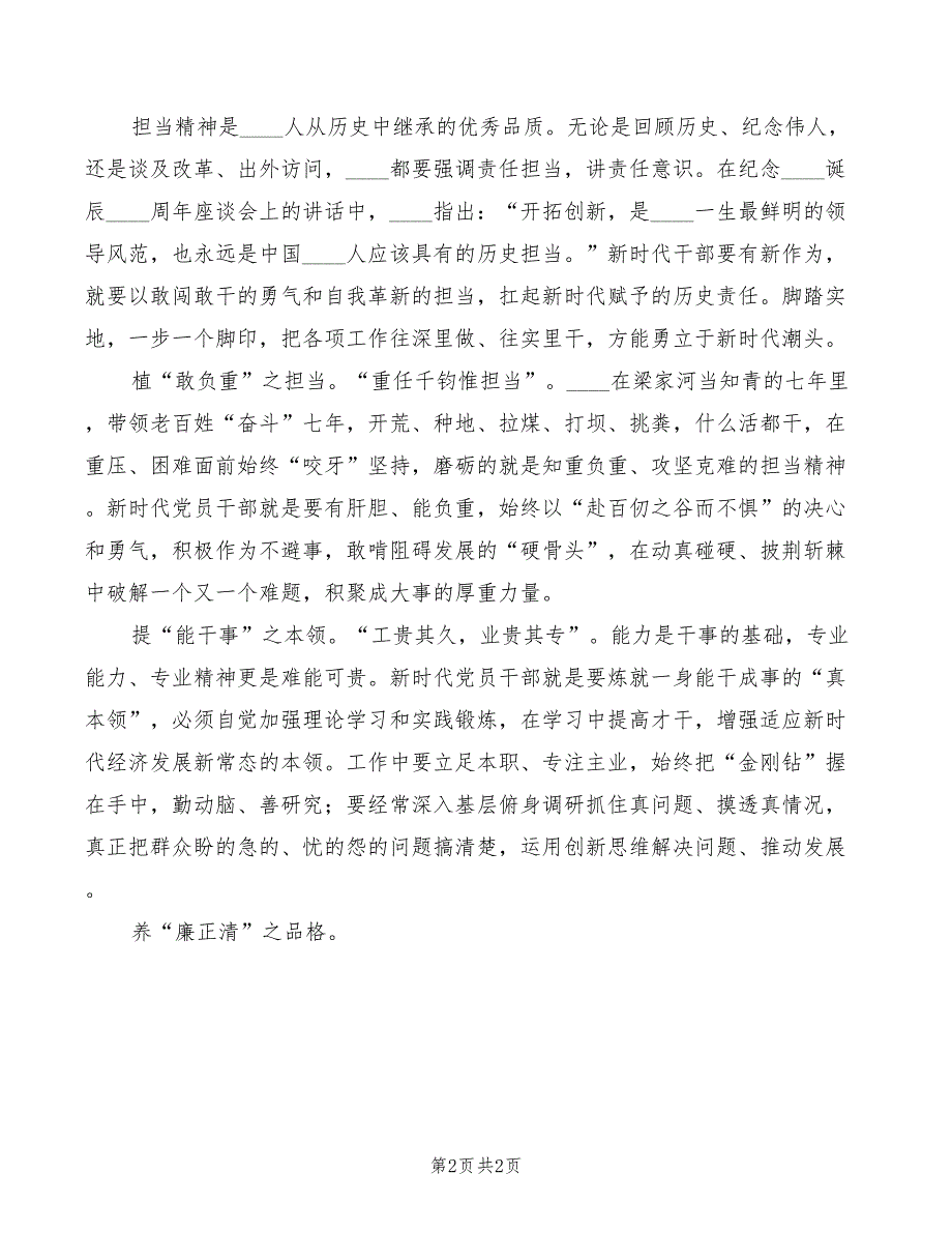 新思想新担当新作为学习心得范文2篇.doc_第2页