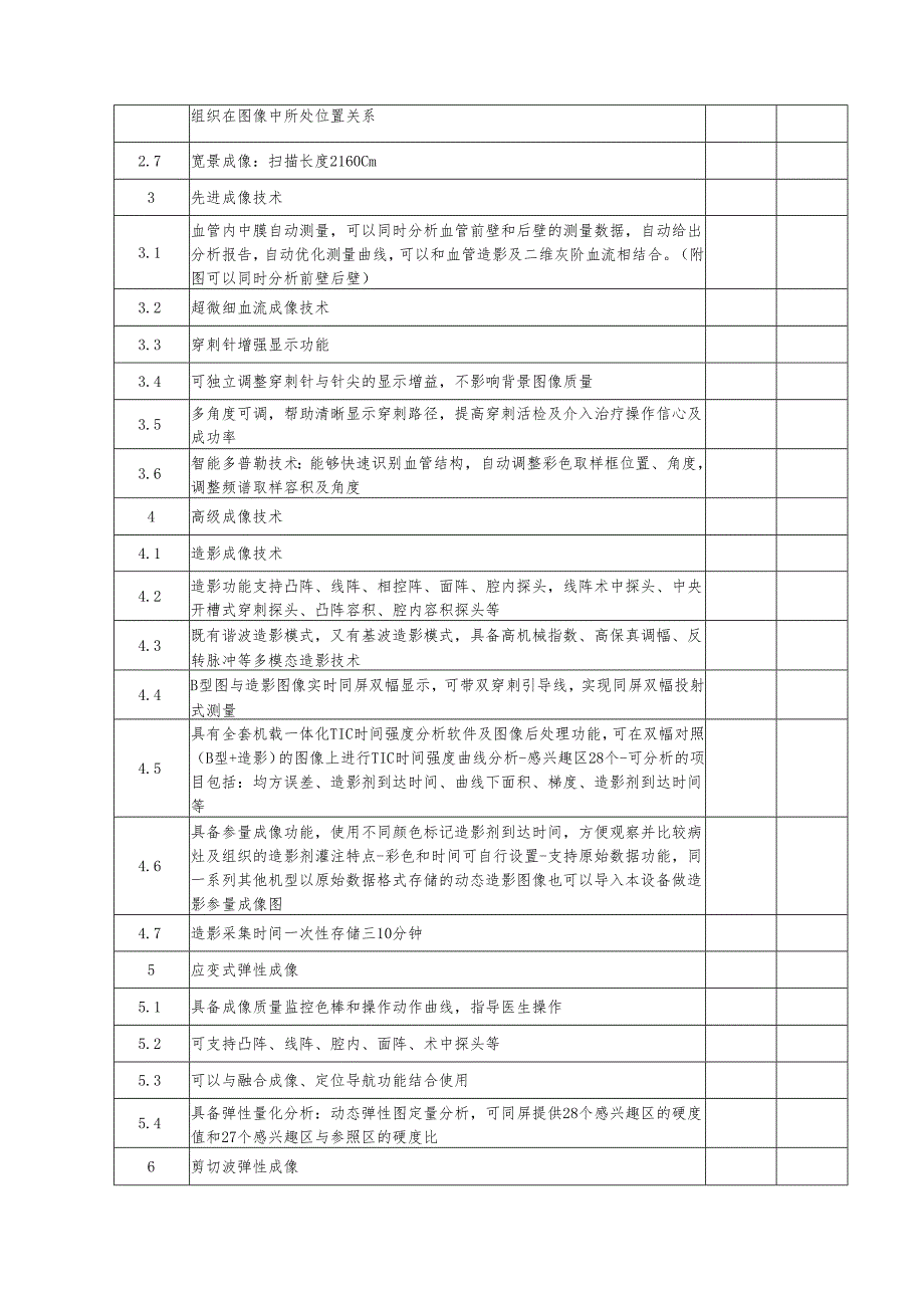 XX职工医院高端彩色多普勒超声诊断系统、肝功能剪切波量化超声诊断仪采购要求（2025年）.docx_第2页