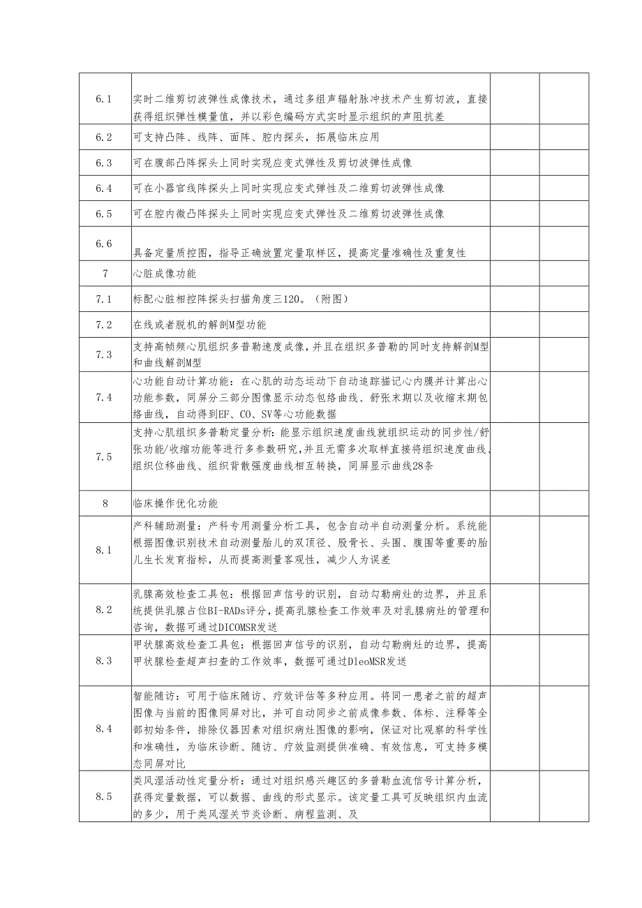 XX职工医院高端彩色多普勒超声诊断系统、肝功能剪切波量化超声诊断仪采购要求（2025年）.docx_第3页