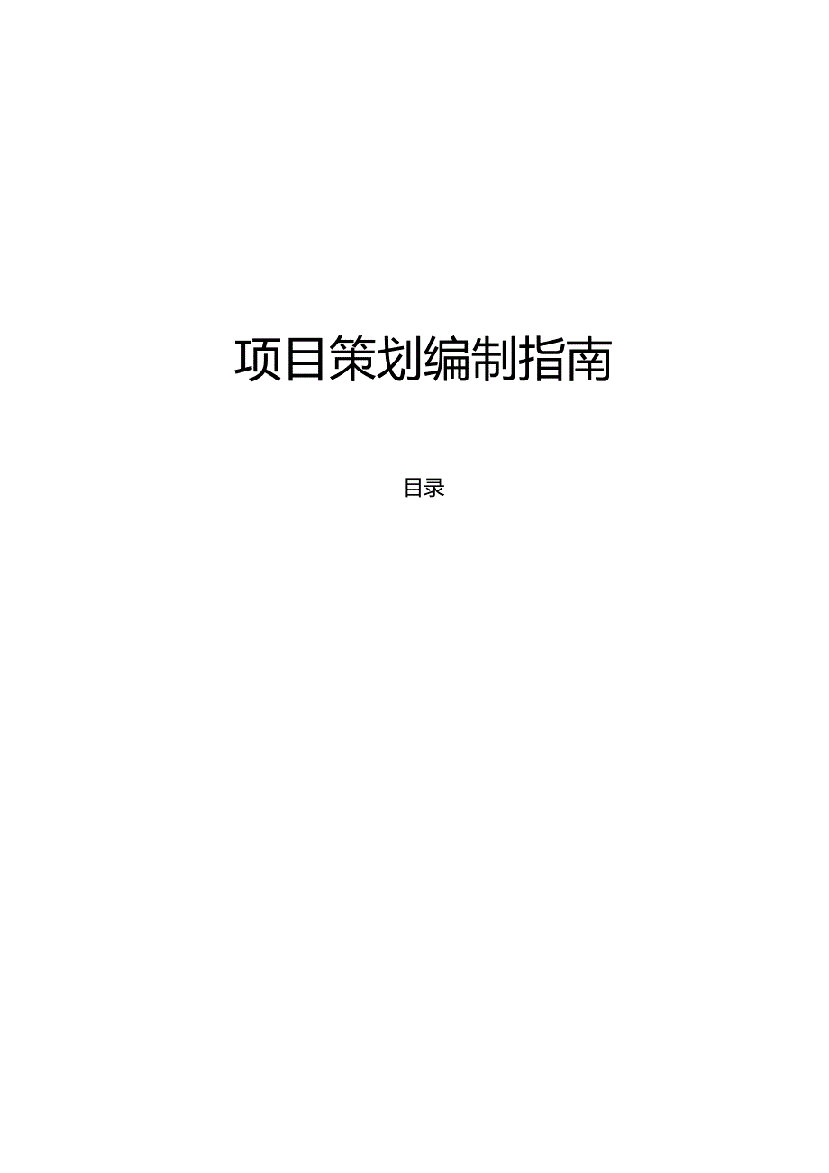 项目策划编制指南.docx_第1页