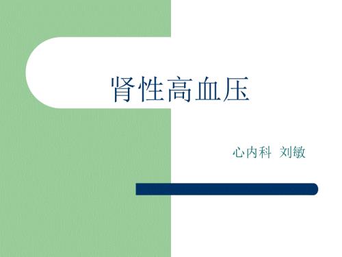 最终版肾性高血压.ppt