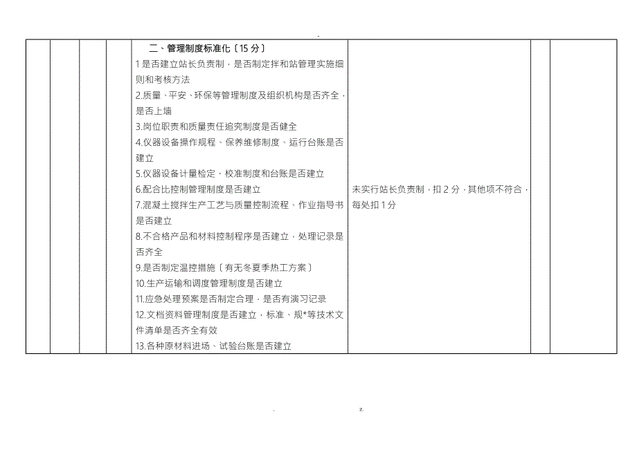拌合站标准化管理考核评分表新.doc_第2页