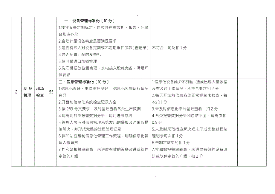 拌合站标准化管理考核评分表新.doc_第3页
