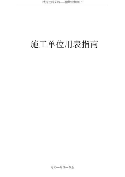 建龙全套表格共367页.doc