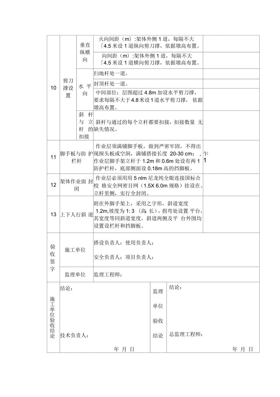 满堂脚手架验收表.docx_第2页