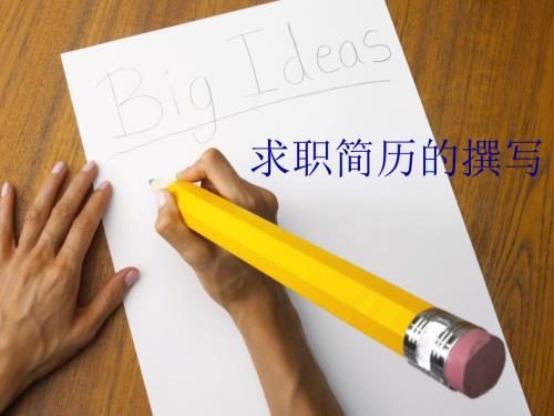 求职简历的撰写PPT38页.ppt