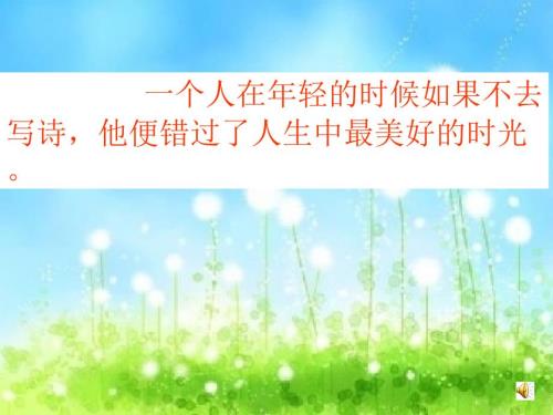 现当代诗歌发展脉络.ppt