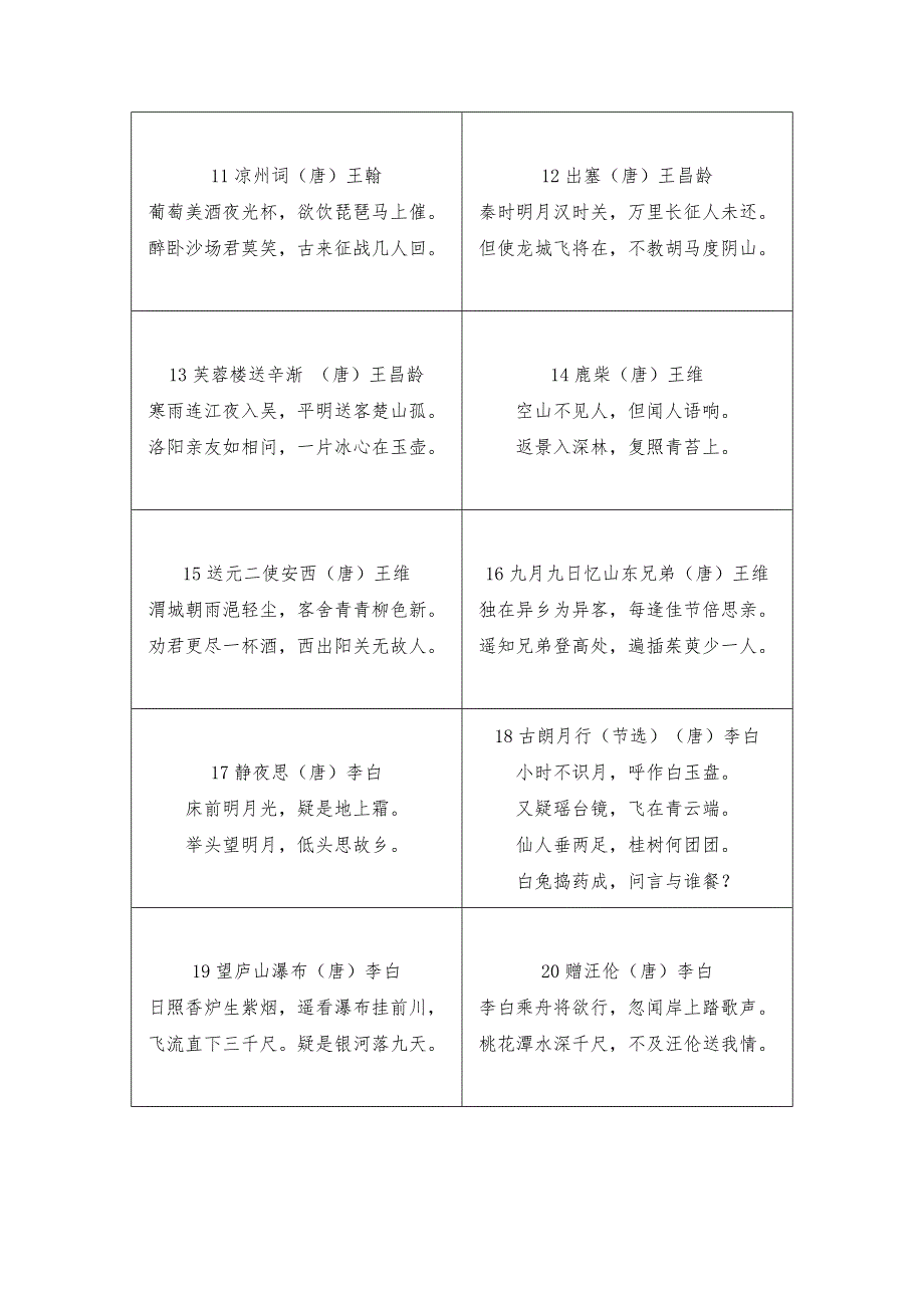 小学生必背古诗七十五首.doc_第2页