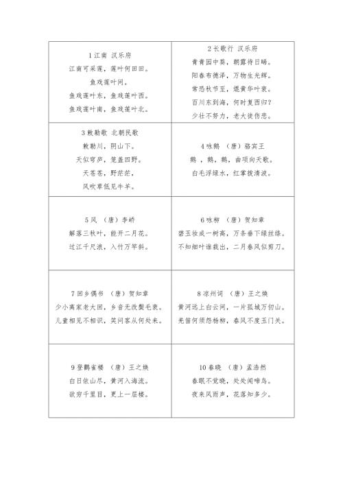 小学生必背古诗七十五首.doc