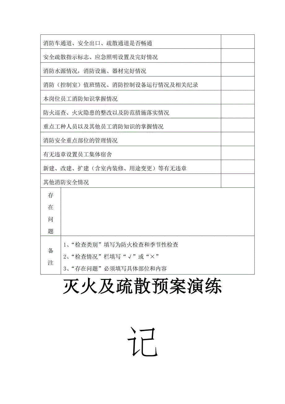 消防安全巡检检查记录表.doc_第2页