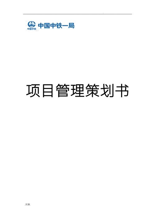 某集团项目管理项目策划书.doc