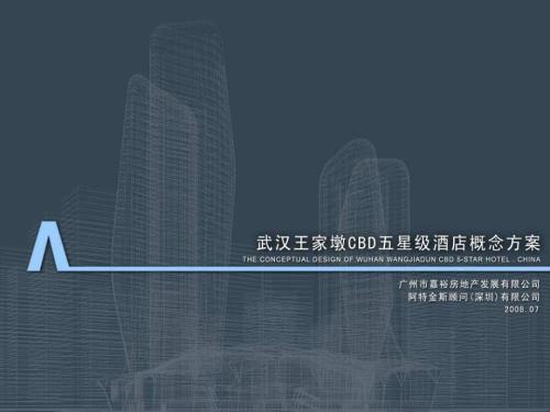 武汉王家墩CBD五星级酒店概念方案阿特金斯55页.ppt