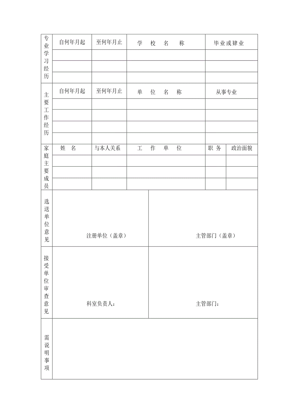 江苏省口腔医院进修申请表.doc_第2页