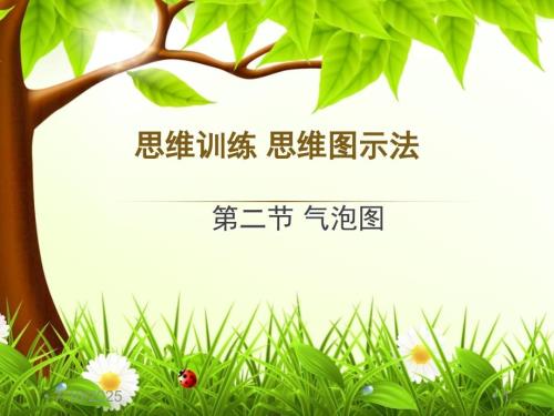 气泡图PPT幻灯片.ppt