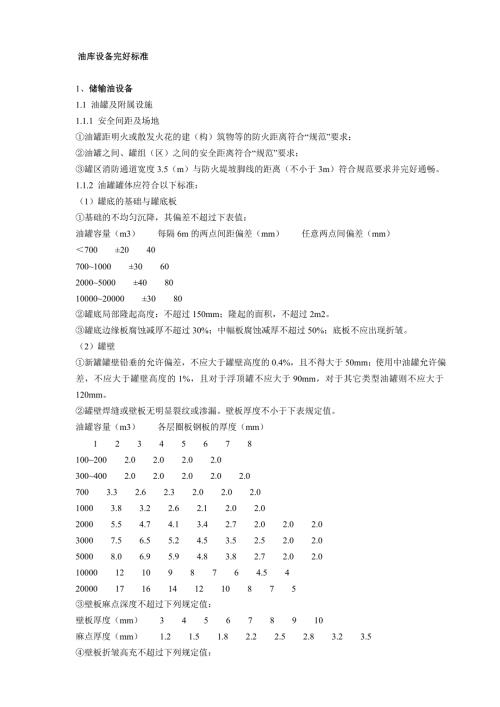 油库设备完好标准.doc
