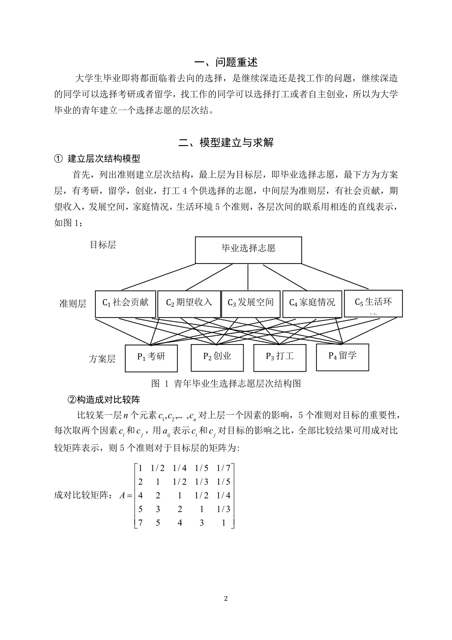 毕业生志愿层次结构模型.doc_第2页