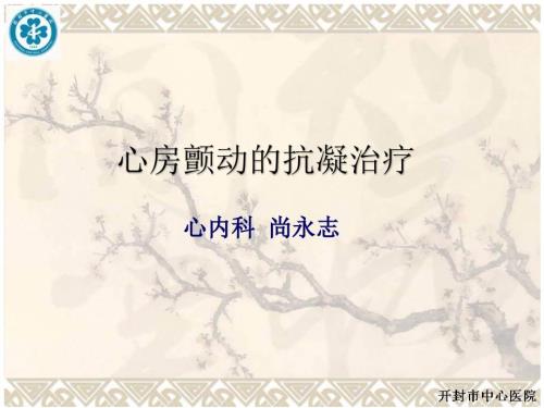 心房颤动指南抗凝治疗课件.ppt