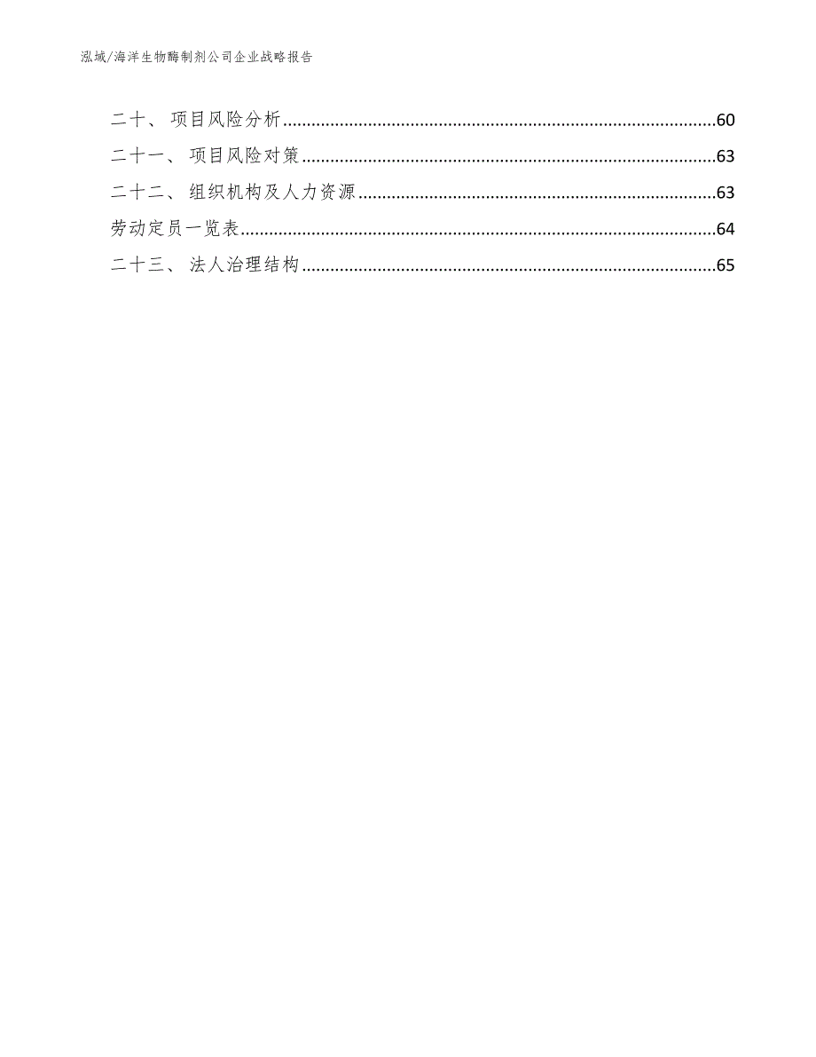 海洋生物酶制剂公司企业战略报告.docx_第2页