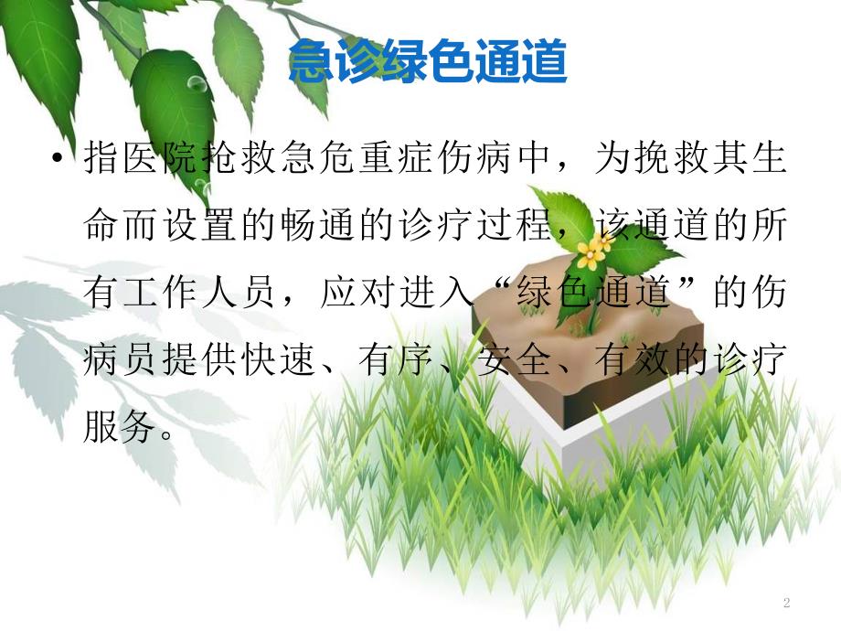 急诊绿色通道管理制度与流程ppt课件.ppt_第2页