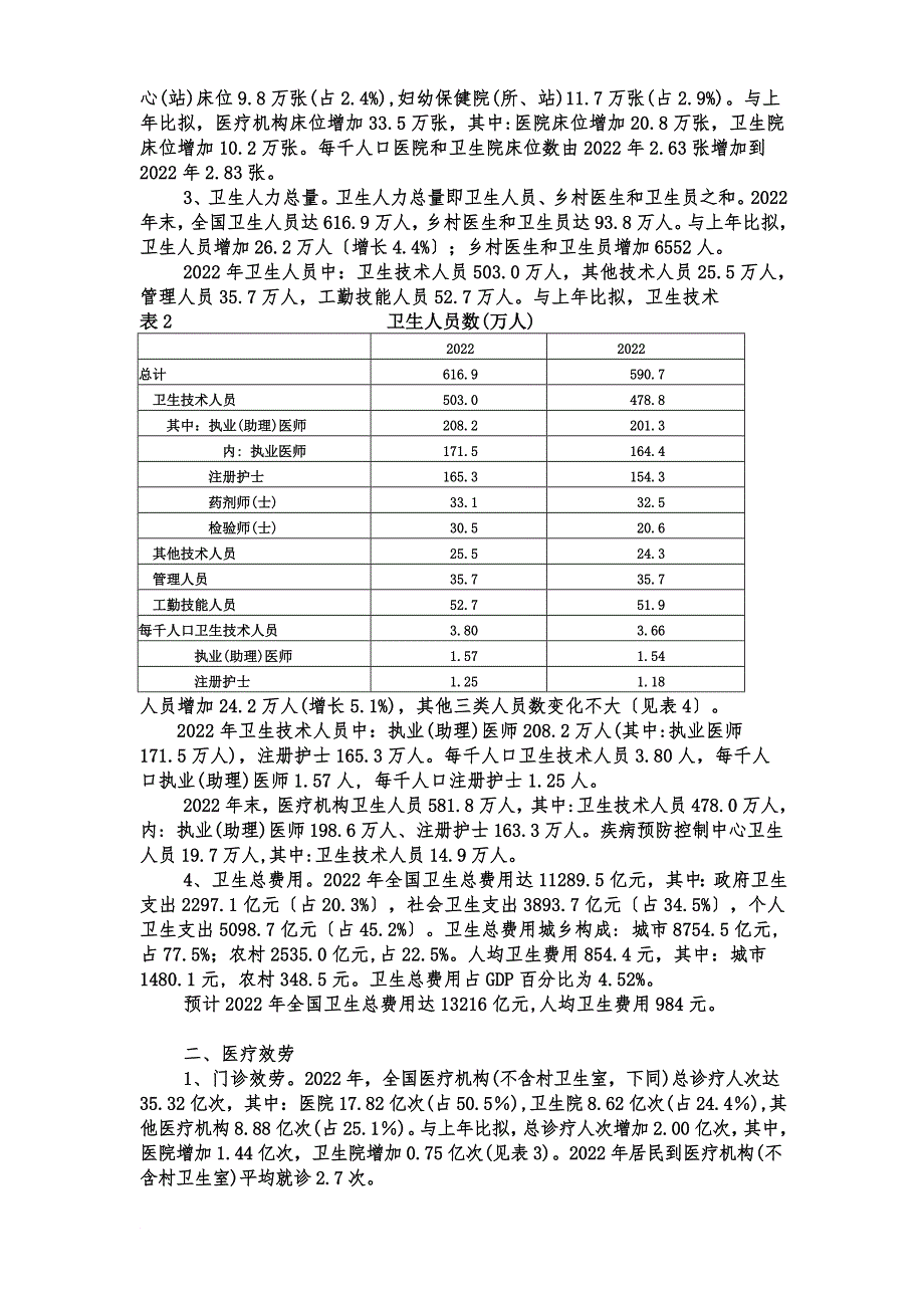 最新2022年我国卫生事业发展统计公报2.doc_第3页