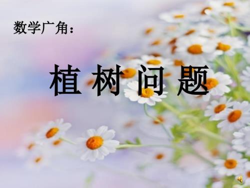 数学广角植树问题.ppt