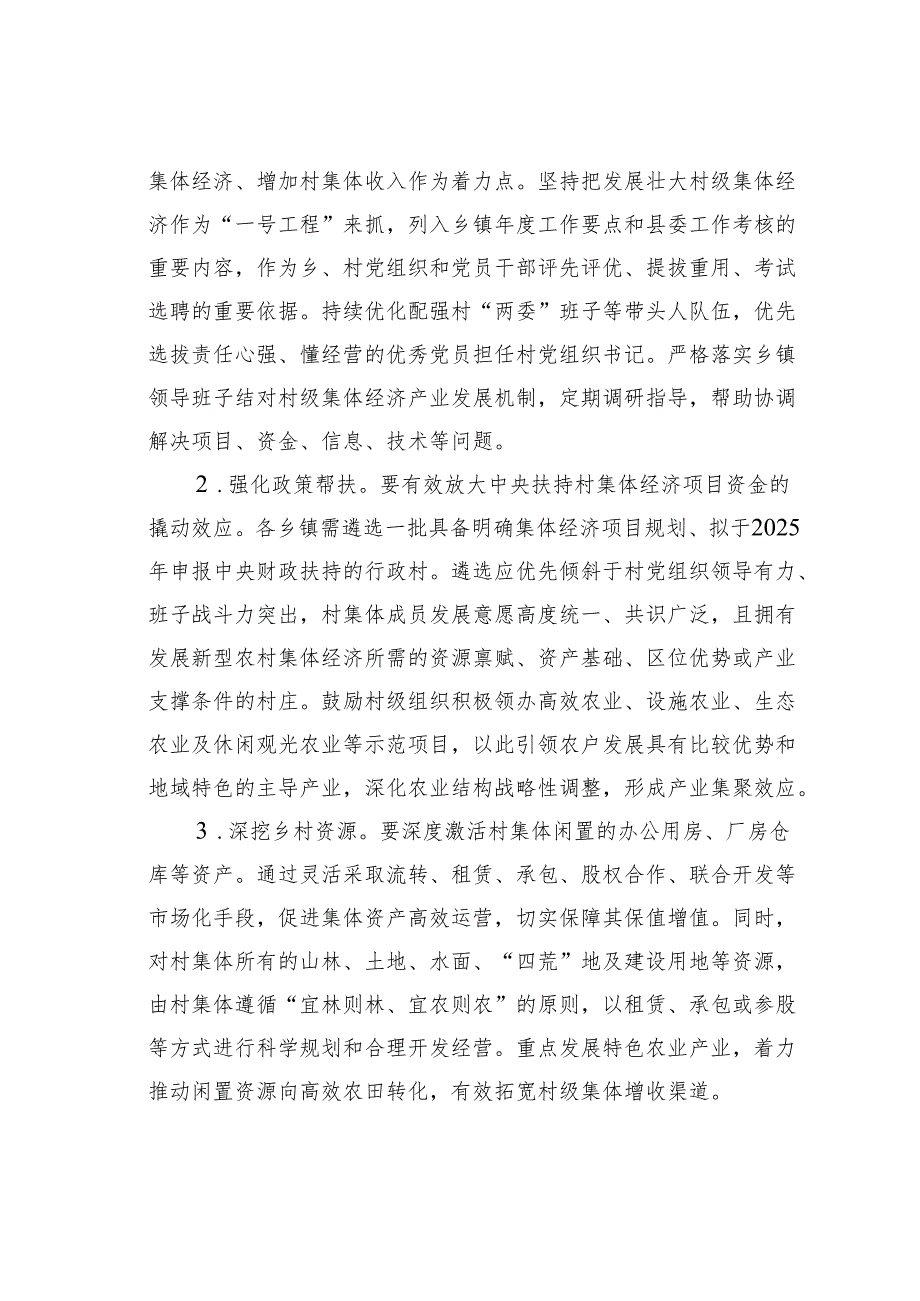 某某县2025年发展村集体经济实施方案.docx_第2页