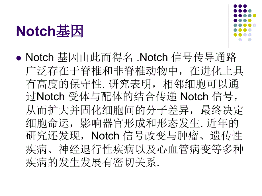 最新NOTCH信号通路与乳腺肿瘤发生的关系的的研究进展PPT文档.ppt_第3页