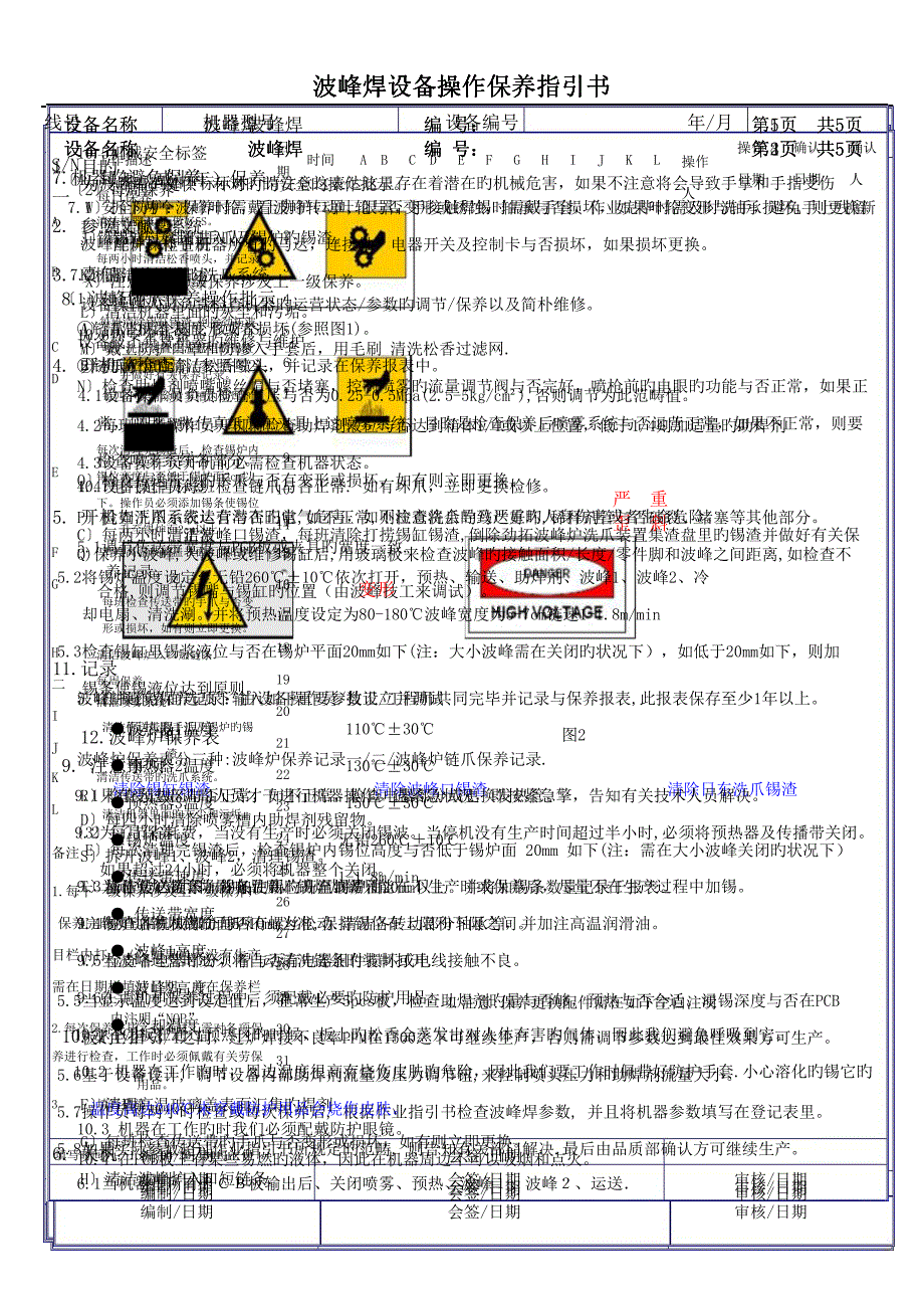 波峰焊设备操作保养作业指导书pdf.docx_第1页