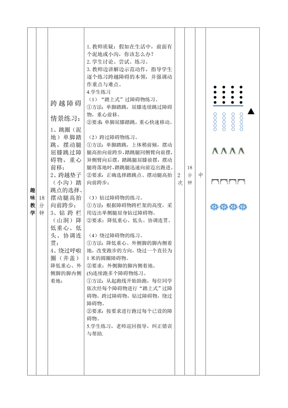 水平三趣味障碍跑教学设计.doc_第3页