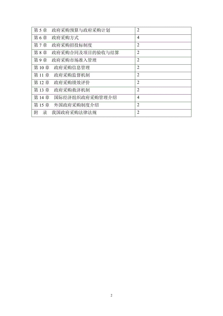 政府采购管理教学大纲中央财经大学.doc_第3页